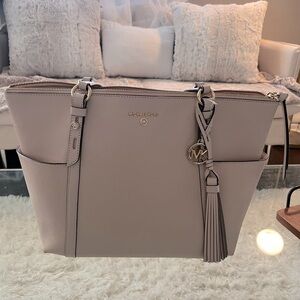 Michael Kors “Nomad” Large Tote Bag in Blush Pink